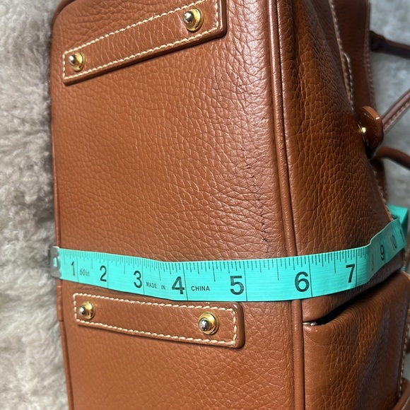 Dooney & Bourke Brown Pebble Grain Short Handle Tote - Picture 16 of 16